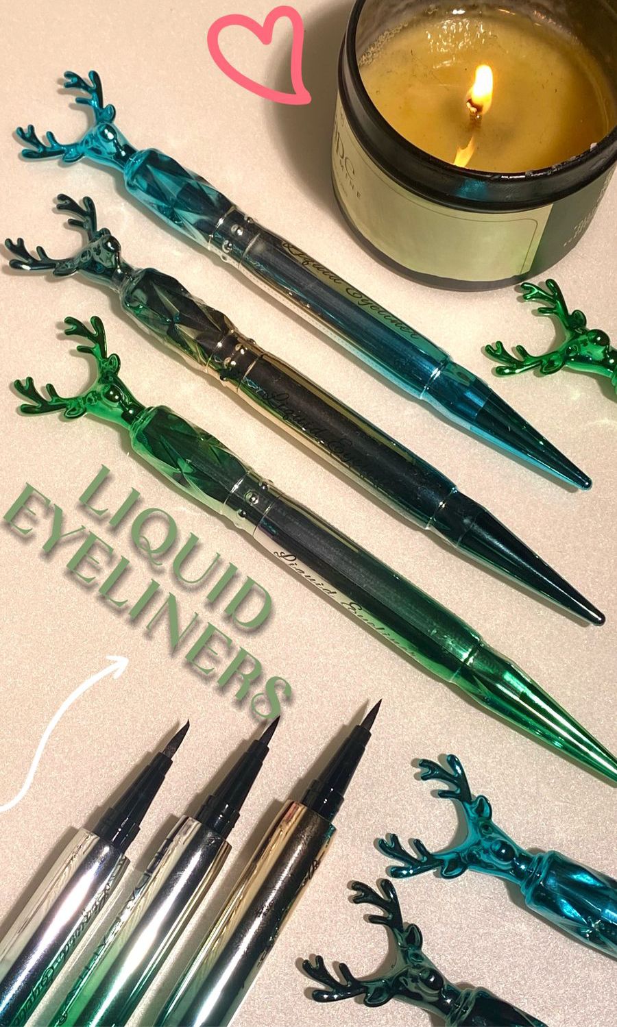 Deer Precision Liquid Eyeliner – Waterproof & Long-Lasting