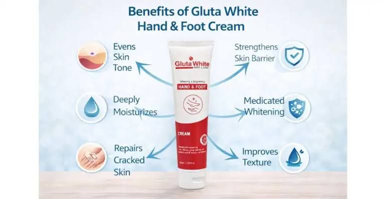 Gluta White Hand & Foot Whitening & Brightening Cream