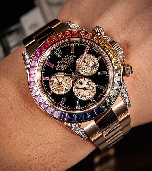 Rolex Cosmograph Daytona Rainbow Everose Gold Luxury Watch