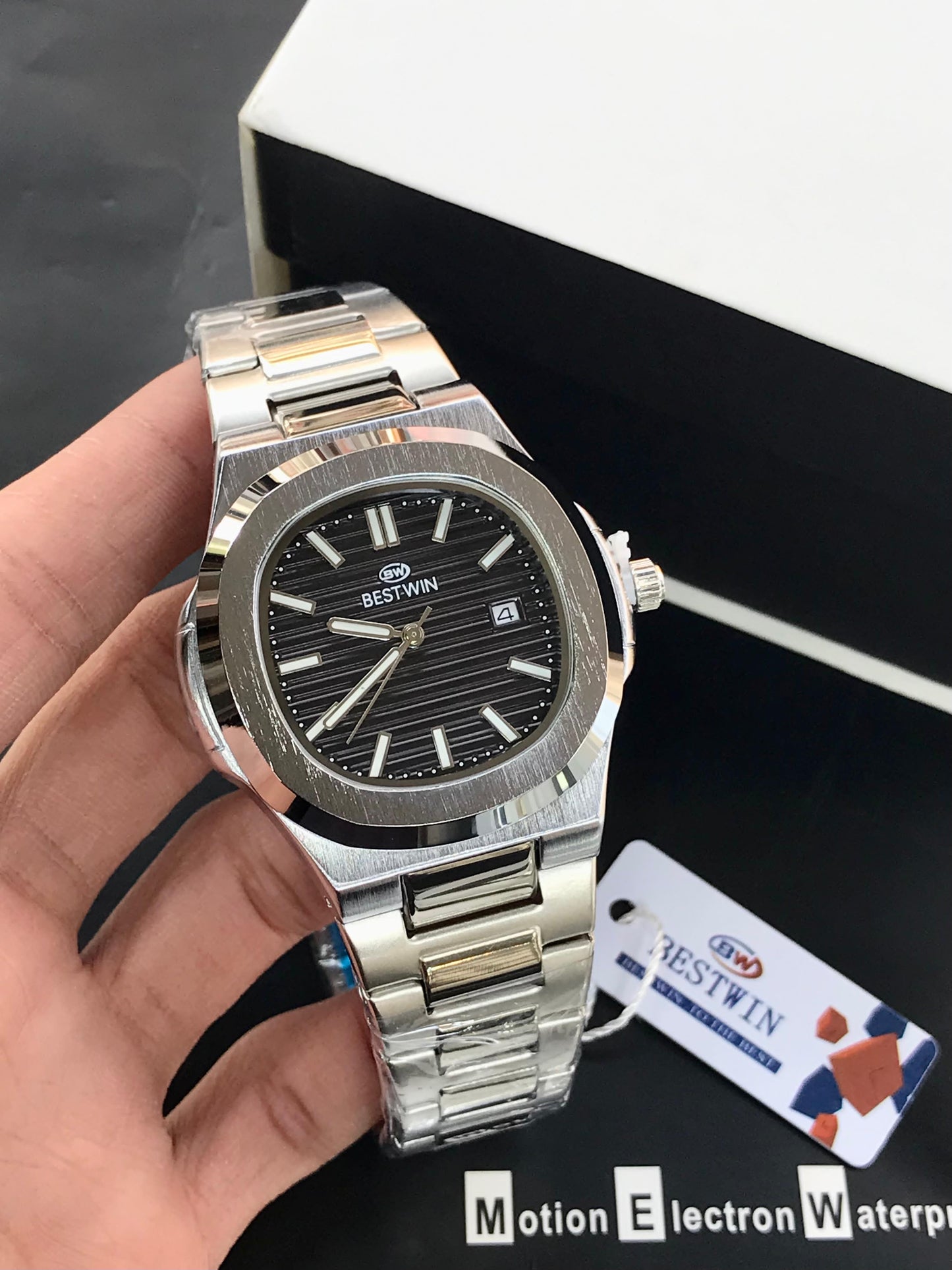 BESTWIN Premium Luxury Sport Analog Watch – Stainless Steel – Water Resistant
