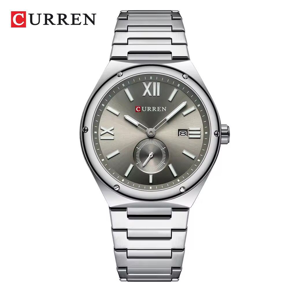 CURREN Premium Stainless Steel Chrono-Style Men’s Watch