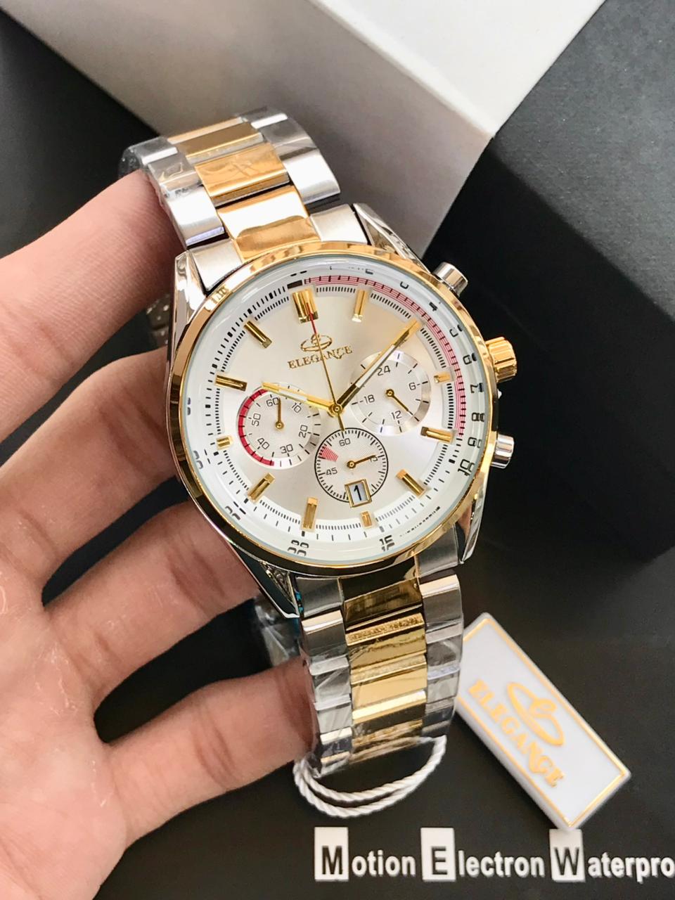 Elegance Two-Tone Chronograph Watch
