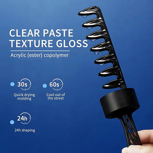 VEZE Cool Styling Hair Gel With Comb Applicator