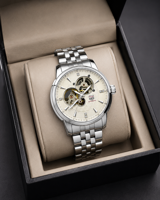 True Worth Fully Automatic Skeleton Watch