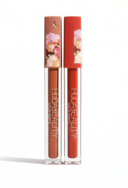 HUDABEALITY Liquid Matte Lip Gloss [Pack Of 2]