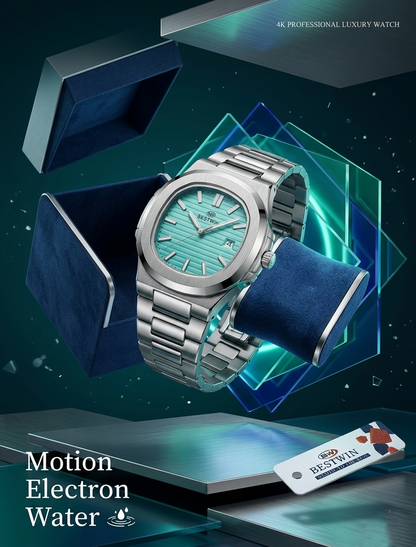 BESTWIN Premium Luxury Sport Analog Watch – Stainless Steel – Water Resistant