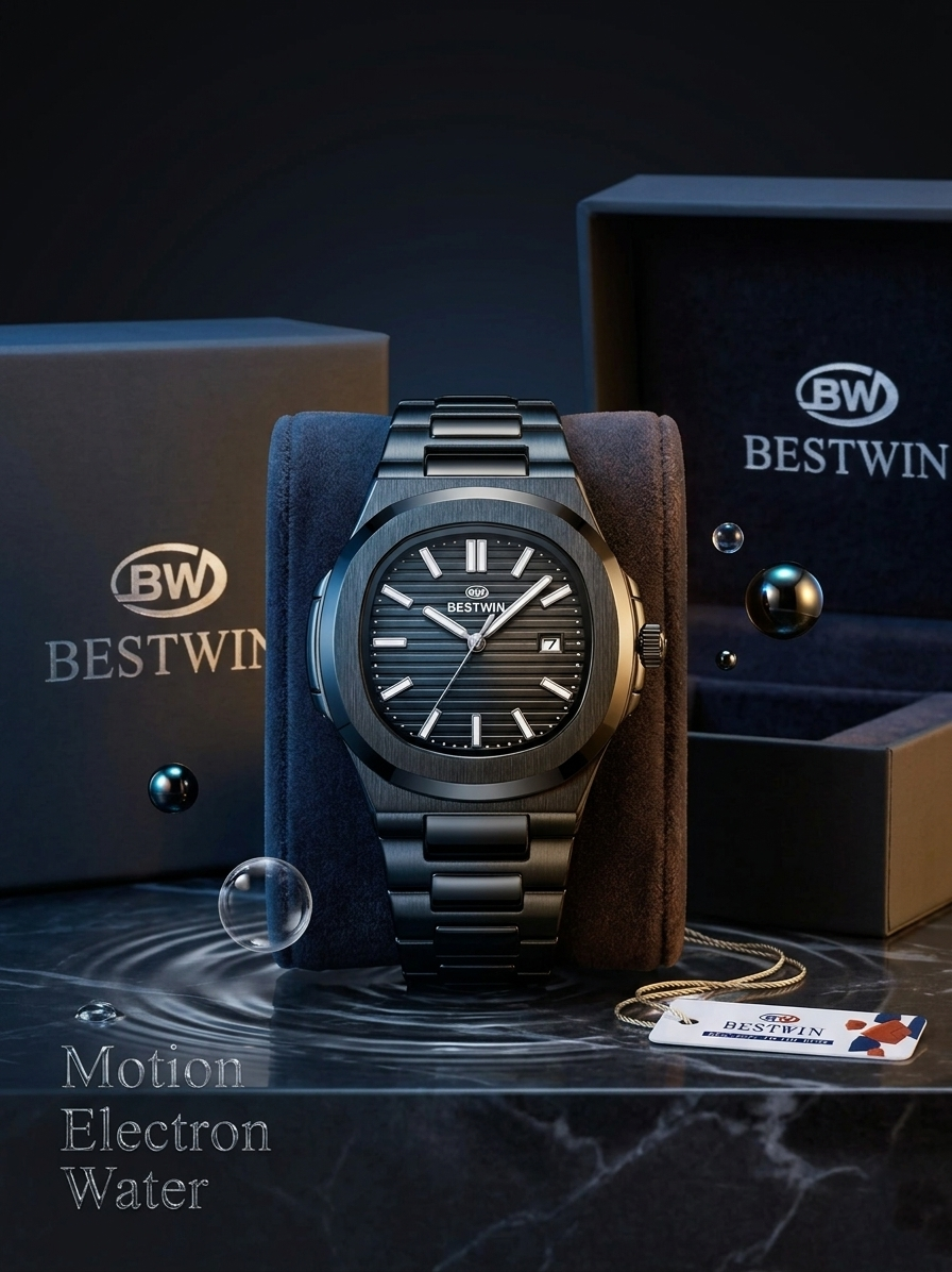 BESTWIN Premium Luxury Sport Analog Watch – Stainless Steel – Water Resistant