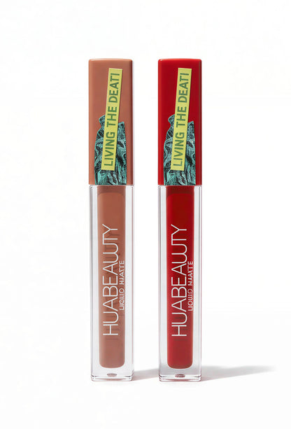 HUDABEALITY Liquid Matte Lip Gloss [Pack Of 2]