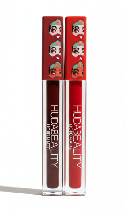 HUDABEALITY Liquid Matte Lip Gloss [Pack Of 2]