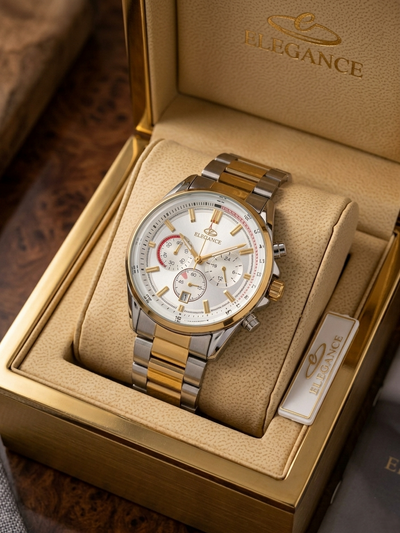 Elegance Two-Tone Chronograph Watch