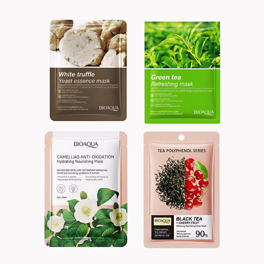 BIOAQUA Premium Sheet Masks (4Pcs)