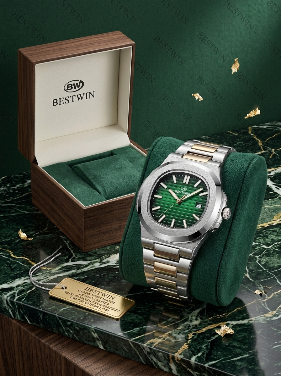 BESTWIN Premium Luxury Sport Analog Watch – Stainless Steel – Water Resistant