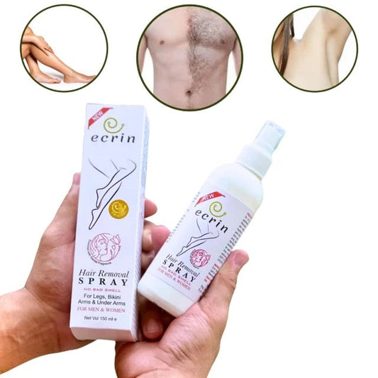 Ecrin Hair Removal Spray | Painless and Gentle Hair Removal for Smooth, Soft Skin