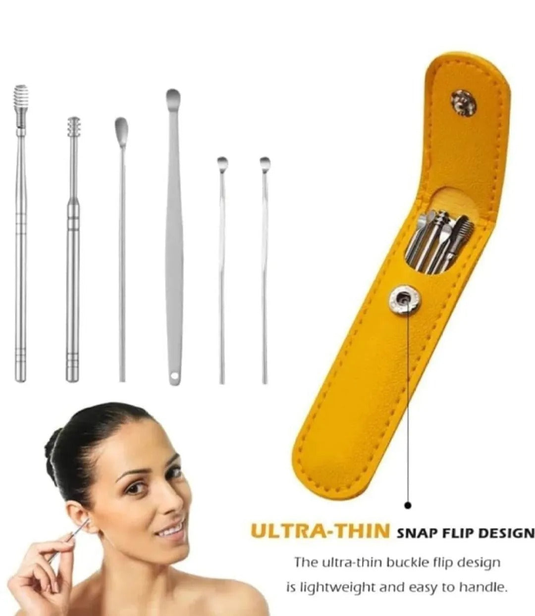 Premium USA-Made 6-in-1 Professional Ear Wax Removal Tool