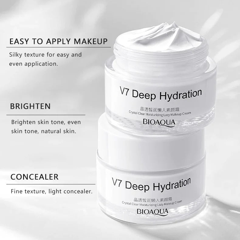BIOAQUA V7 Deep Hydration Crystal Clear Lazy Makeup Cream