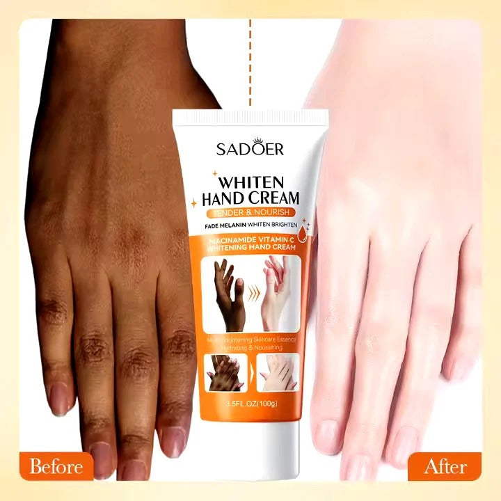 SADOER Whitening Hand Cream – Deep Moisture &amp; Brightening Care