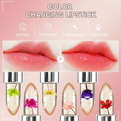 Crystal Flower Jelly Color-Changing Lipstick