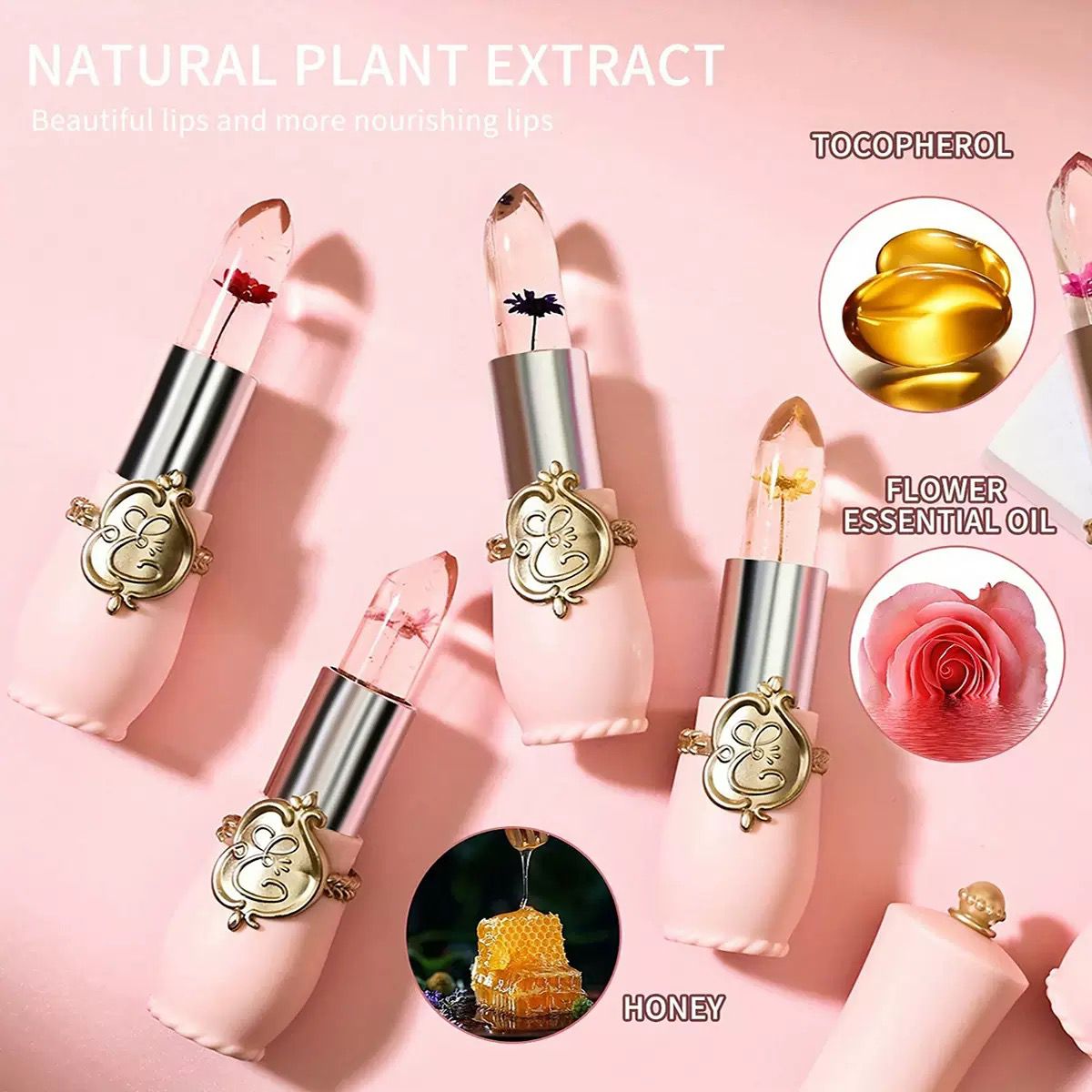 Crystal Flower Jelly Color-Changing Lipstick