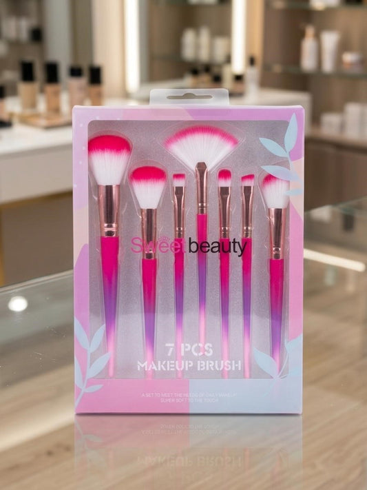 Sweet Beauty 7PCS Makeup Brush Set