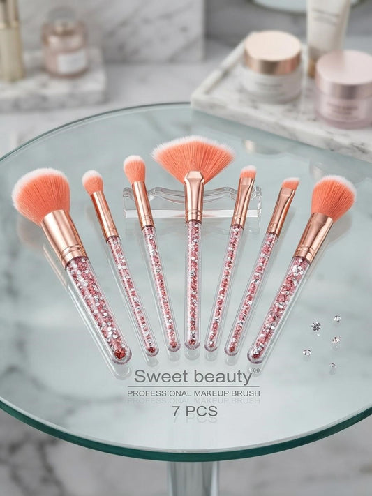 Sweet Beauty® Professional Makeup Brush Set – 7 PCS
