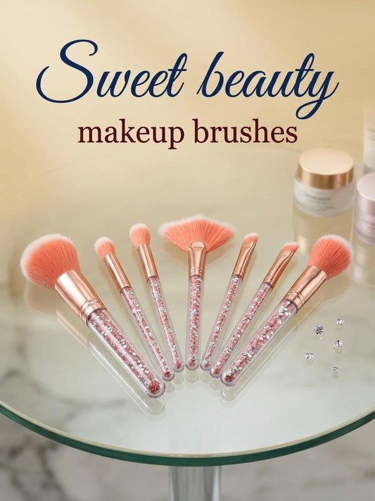 Sweet Beauty® Professional Makeup Brush Set – 7 PCS