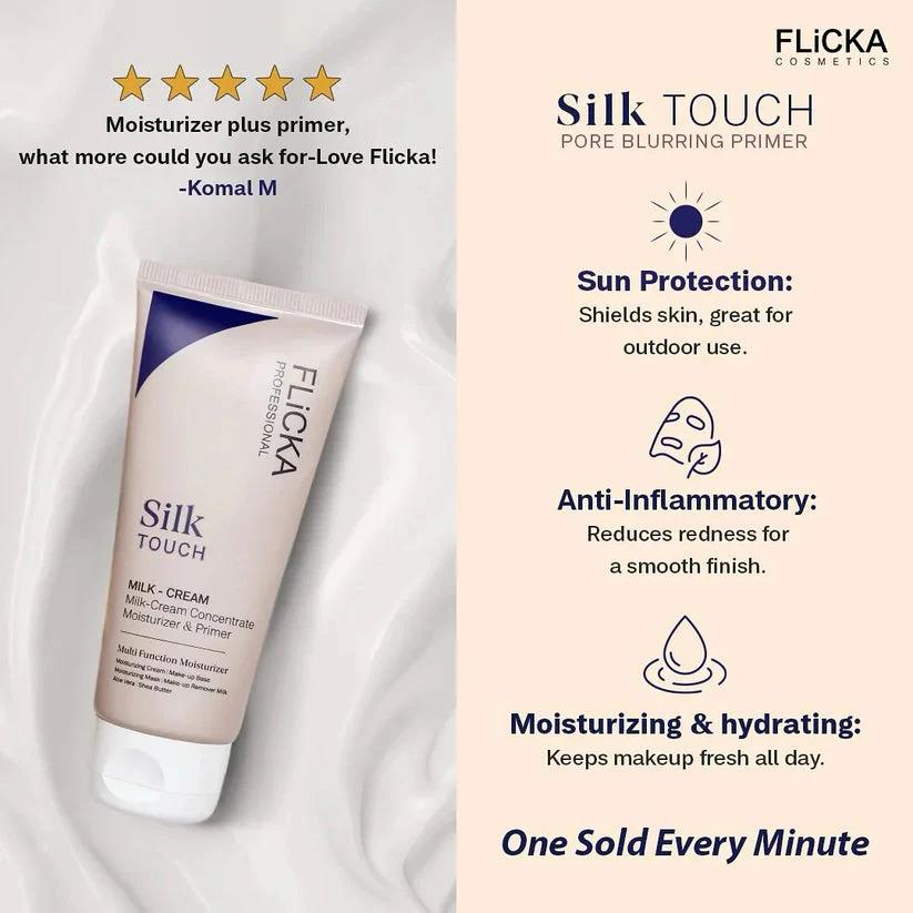 Flicka Silk Touch Moisturizer & Primer