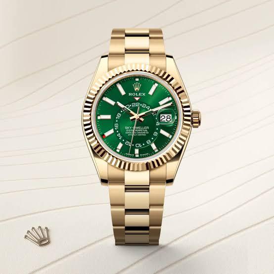Rolex Sky-Dweller Yellow Gold (Imperial Green Dial)
