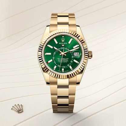 Rolex Sky-Dweller Yellow Gold (Imperial Green Dial)