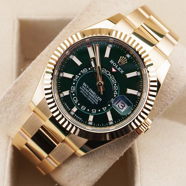 Rolex Sky-Dweller Yellow Gold (Imperial Green Dial)