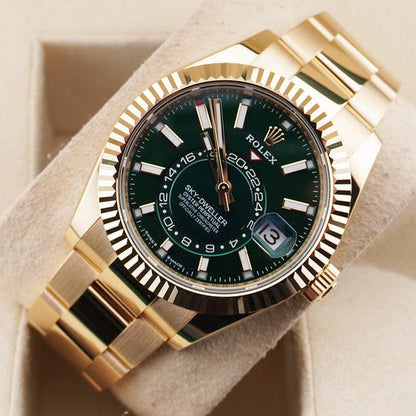 Rolex Sky-Dweller Yellow Gold (Imperial Green Dial)