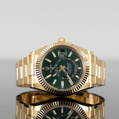 Rolex Sky-Dweller Yellow Gold (Imperial Green Dial)