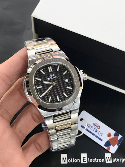 BESTWIN Premium Luxury Sport Analog Watch – Stainless Steel – Water Resistant