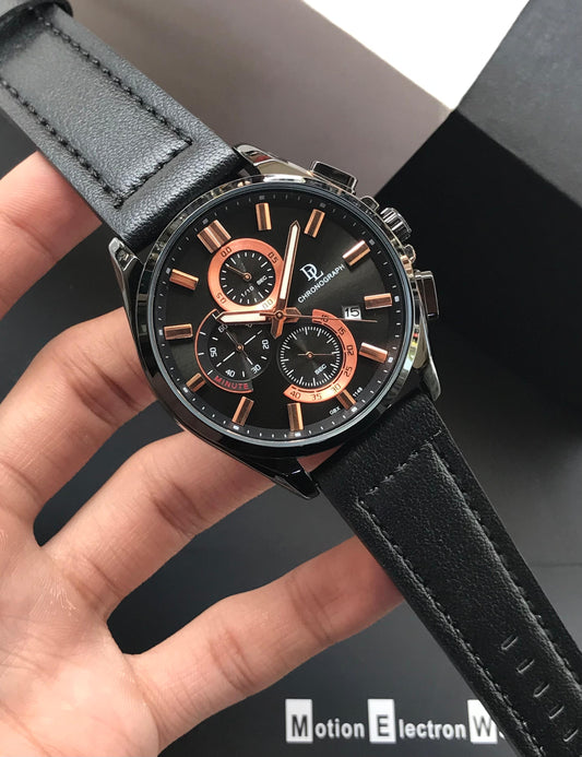 DE LAWRENCE Chronograph Men’s Watch – Fully Functional Luxury Timepiece