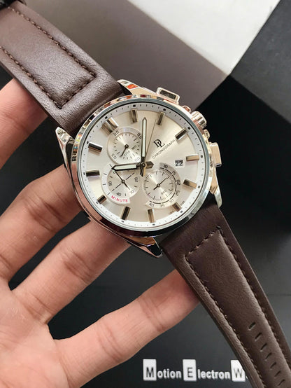 DE LAWRENCE Chronograph Men’s Watch – Fully Functional Luxury Timepiece