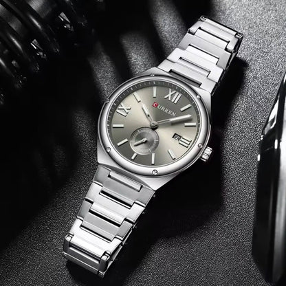 CURREN Premium Stainless Steel Chrono-Style Men’s Watch