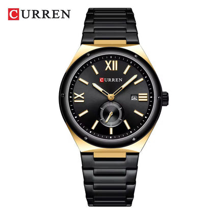 CURREN Premium Stainless Steel Chrono-Style Men’s Watch