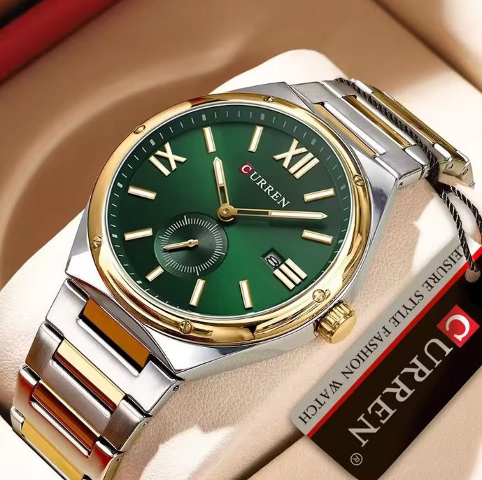 CURREN Premium Stainless Steel Chrono-Style Men’s Watch