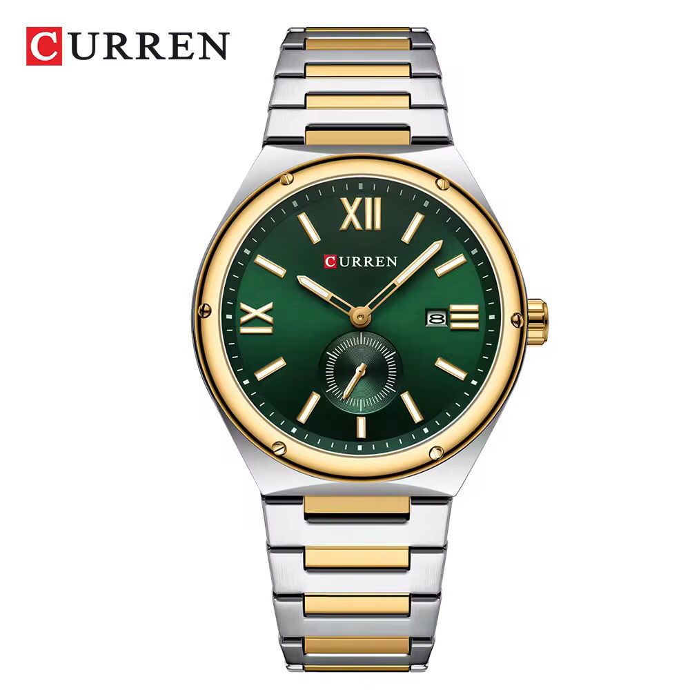 CURREN Premium Stainless Steel Chrono-Style Men’s Watch