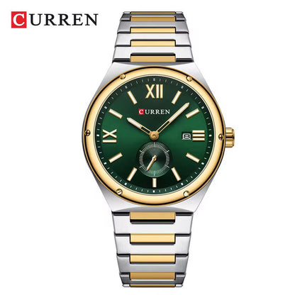 CURREN Premium Stainless Steel Chrono-Style Men’s Watch