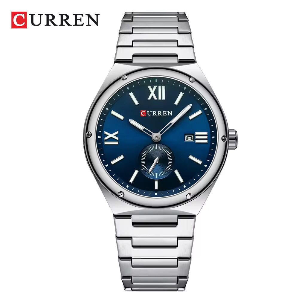 CURREN Premium Stainless Steel Chrono-Style Men’s Watch