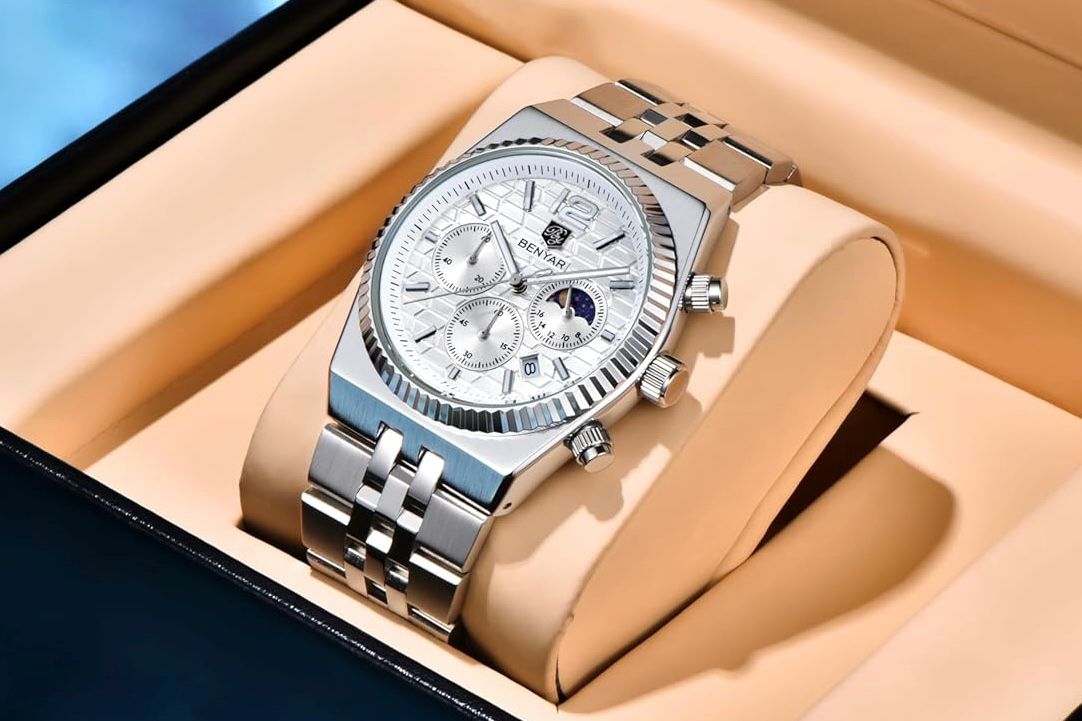 BENYAR BY-5225M Premium Moonphase Chronograph Watch