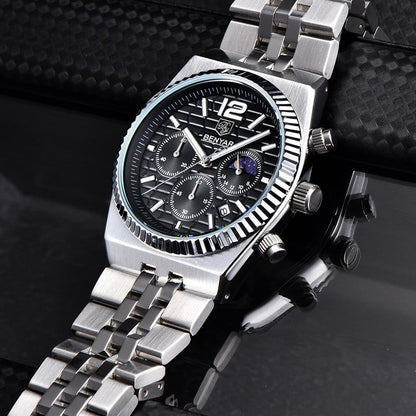 BENYAR BY-5225M Premium Moonphase Chronograph Watch