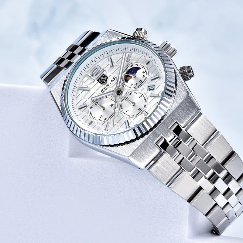 BENYAR BY-5225M Premium Moonphase Chronograph Watch