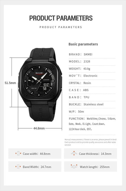 SKMEI 2328: The Ultimate Multifunctional Sports Watch