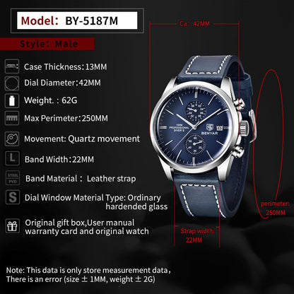 BENYAR Original Chronograph Watch