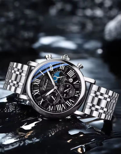CHENXI Original Moonphase Chronograph Watch – Timeless Elegance, Precision & Premium Craftsmanship