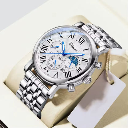 CHENXI Original Moonphase Chronograph Watch – Timeless Elegance, Precision & Premium Craftsmanship