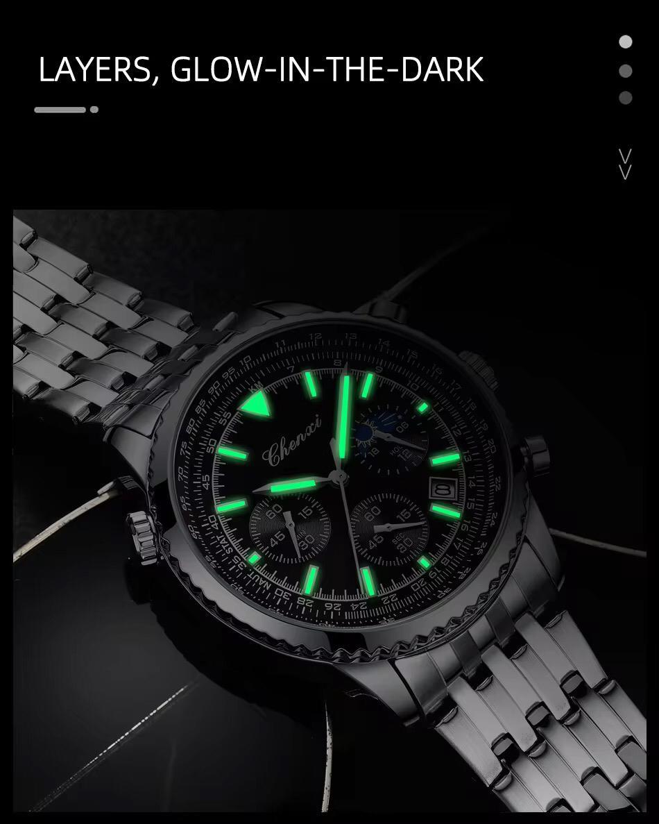 Chenxi Navitimer CX-928 Luxury Chronograph Watch