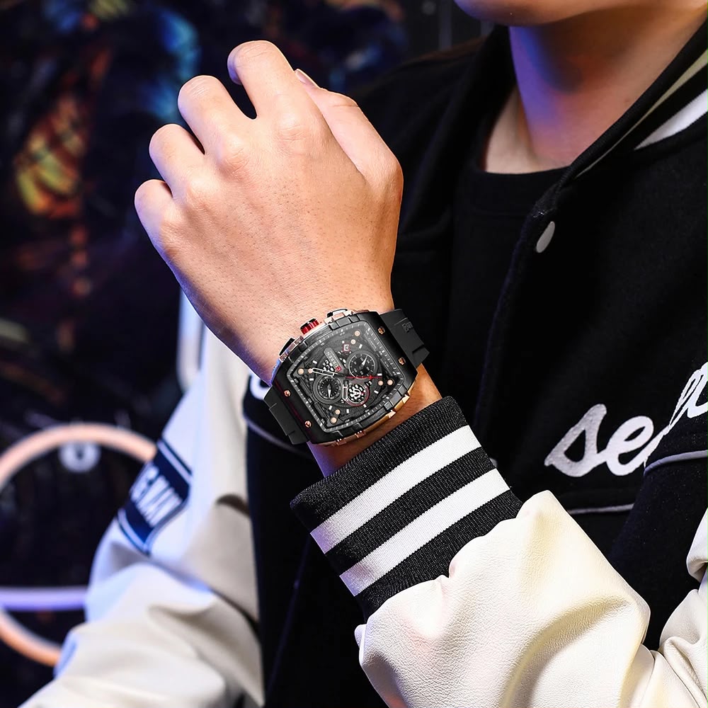 CURREN Luxury Quartz Watch – Chronograph Plus Date Working