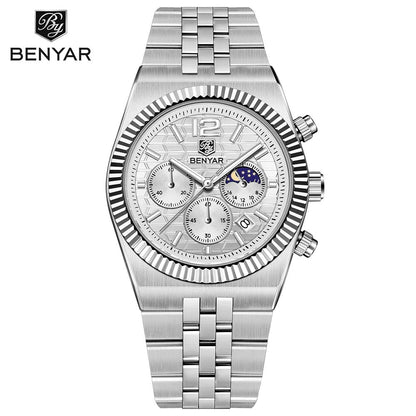 BENYAR BY-5225M Premium Moonphase Chronograph Watch